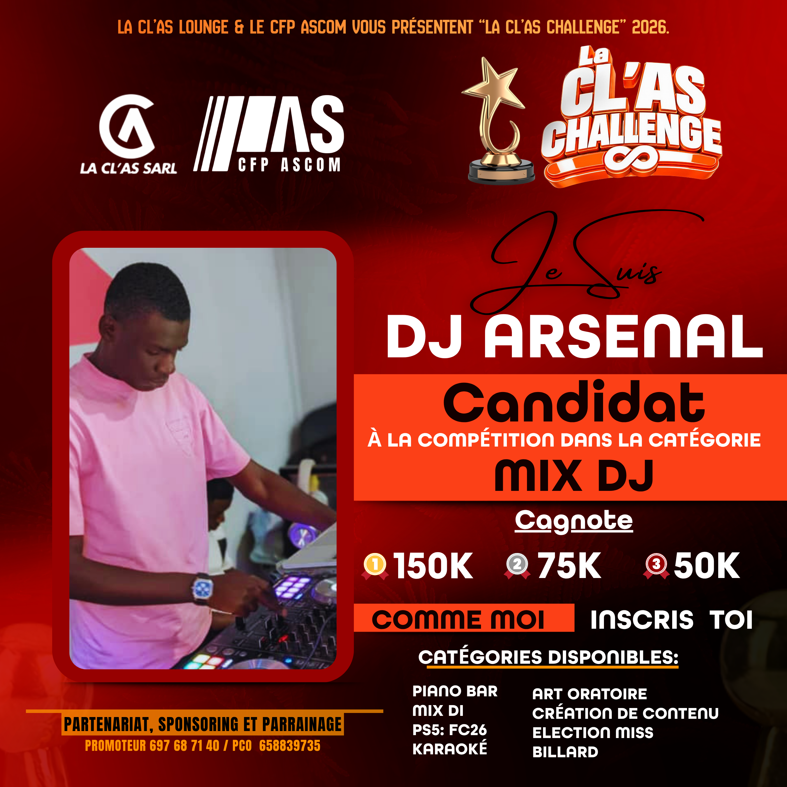 DJ Arsenal prend la tête du classement Mix DJ